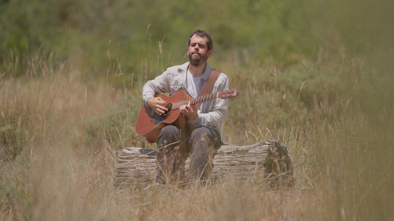Grabando el videoclip Biescas en el camping las Nieves donde ocurrio la riada